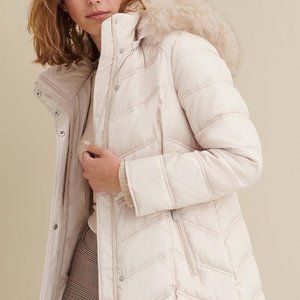 Brand New KENNETH COLE Chevron Walker Coat SZ M